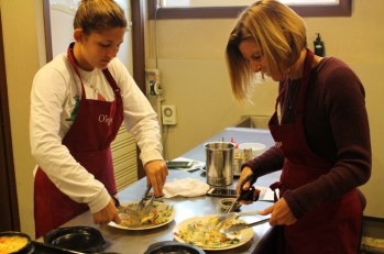 e and Me cutting pancakes copy