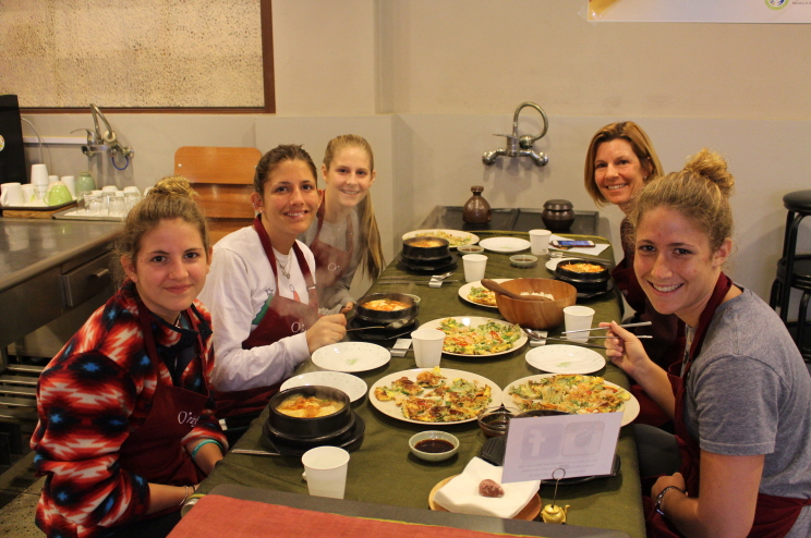 enjoying O'ngo food copy